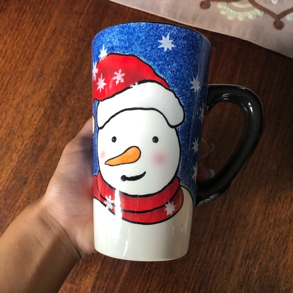 Vintage Christmas Snowmen mug set - Picture 3 of 8